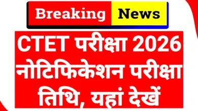 CTET Exam Date 2026