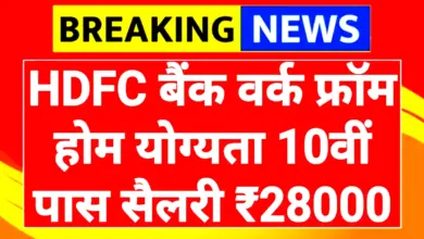 HDFC Bank Work From Home 2026